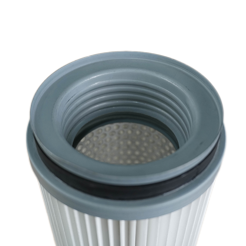 El polvo del hilo recogen el cartufiltr.